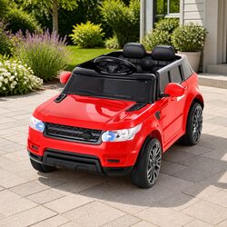Exciting Red Electric Ride On Car for Kids with Remote