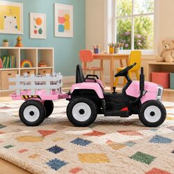 Kids Electric Ride On Tractor Toy for Imaginative Play