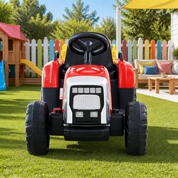 Engaging Kids Electric Ride On Tractor for Outdoor Play - Red