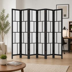 6 Panel Room Divider 170cm Freestanding Folding Screen Privacy Partition