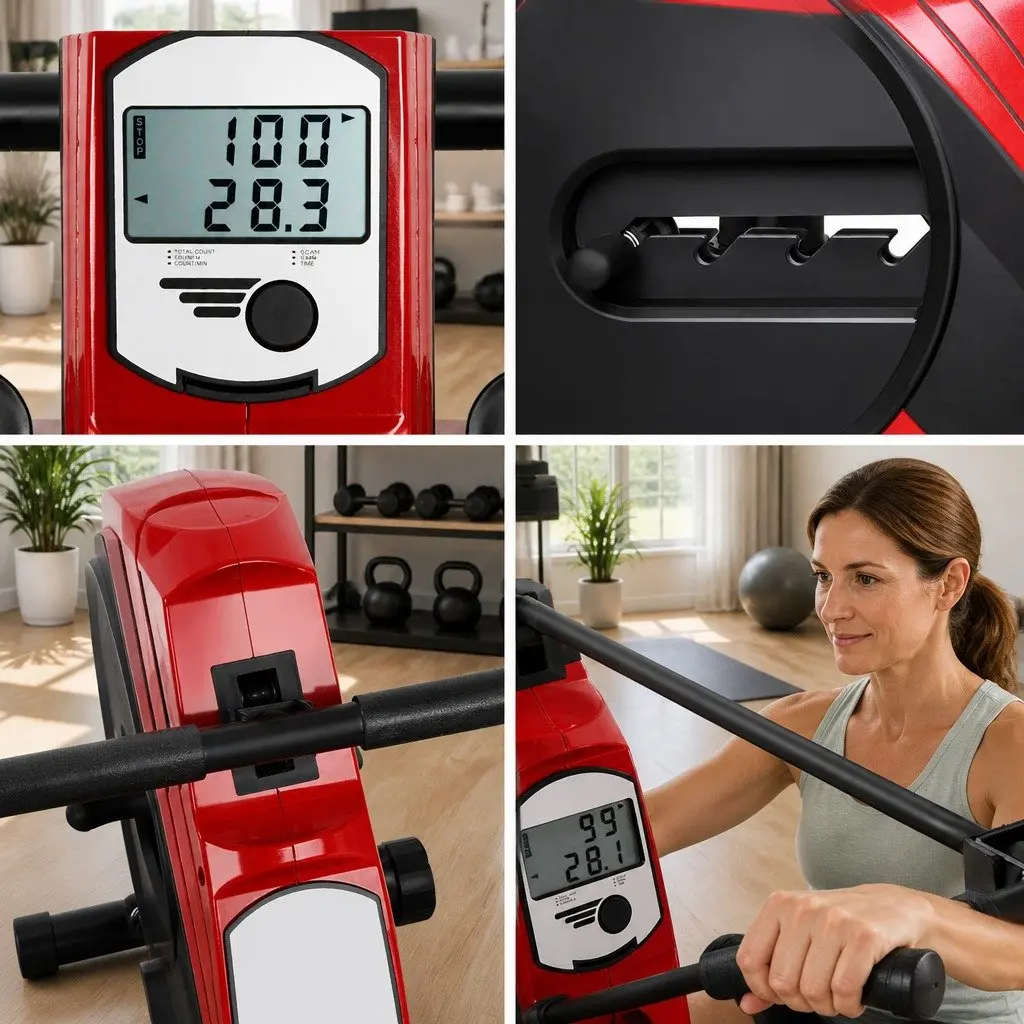 Rowing Machine Elastic Rope Resistance Home Cardio Fitness Exercise Equipment