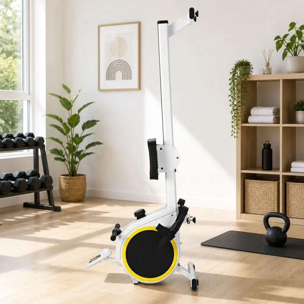 Rowing Machine 16 Resistance Levels Magnetic Brake System Home Gym Cardio Fitness