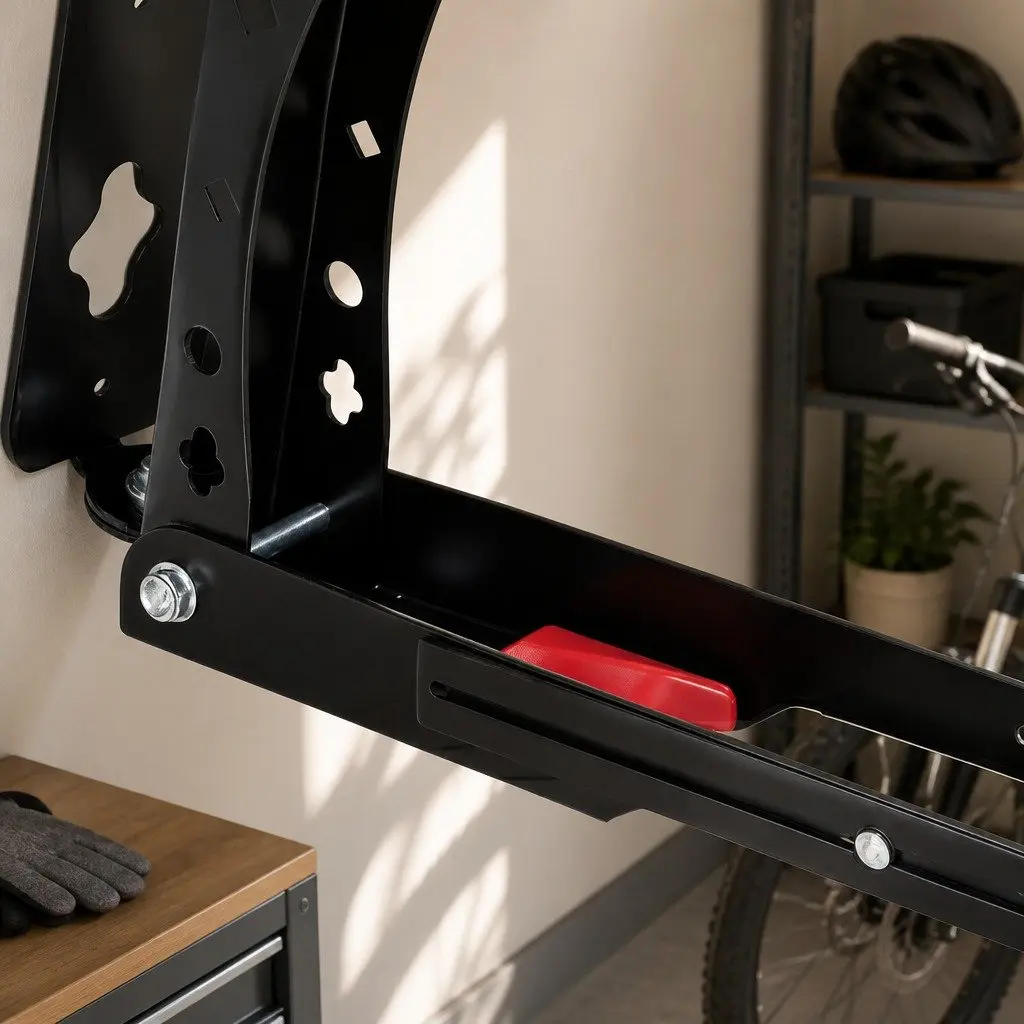 Bicycle Wall Mount Foldable Adjustable Swivel Bike Storage Rack 30kg Max