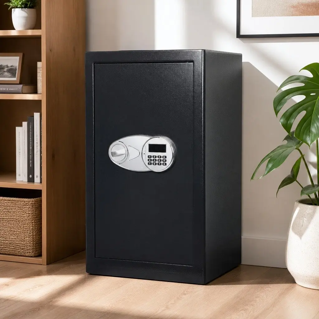 Fireproof Security Safe 85L Digital Keypad Lock Home Office Cash Deposit Box