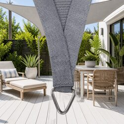 Enhance Your Outdoor Space with 6x8m Grey Shade Sail