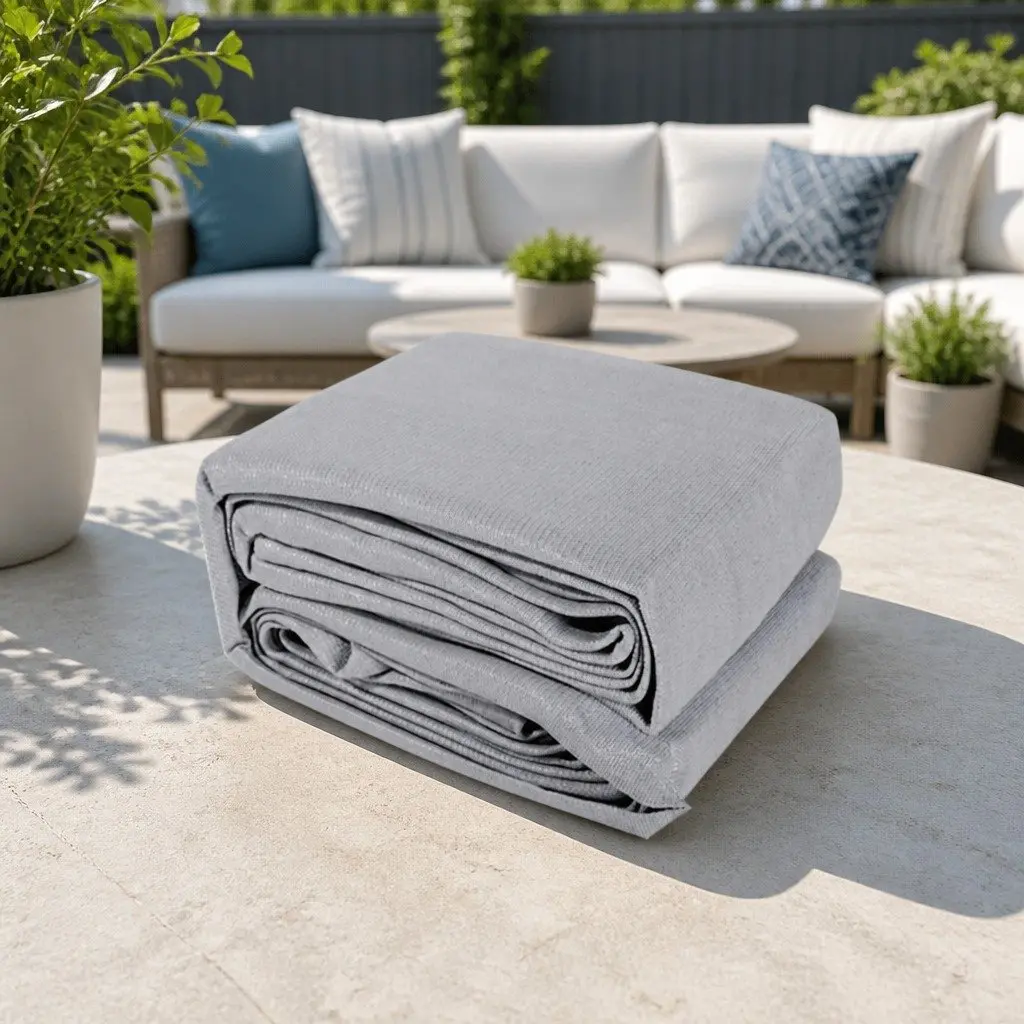 Shade Sail 3x8m Waterproof Grey 220GSM Outdoor Canopy Cloth