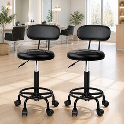 Stylish Black Swivel Chairs to Elevate Your Space - Set of 2