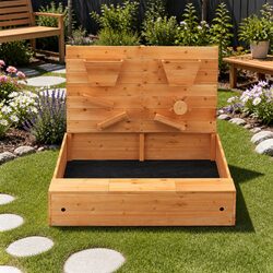 Enhance Your Backyard with Our Wooden Sandbox 120cm