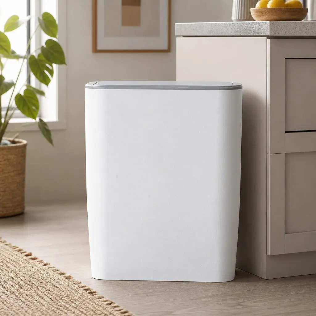 Automatic Bin 9L Motion Sensor Hands-Free Kitchen Waste Trash White