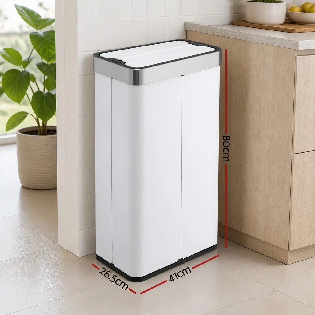 Automatic Sensor Rubbish Bin 70L Touchless Kitchen Waste Can Hands-Free