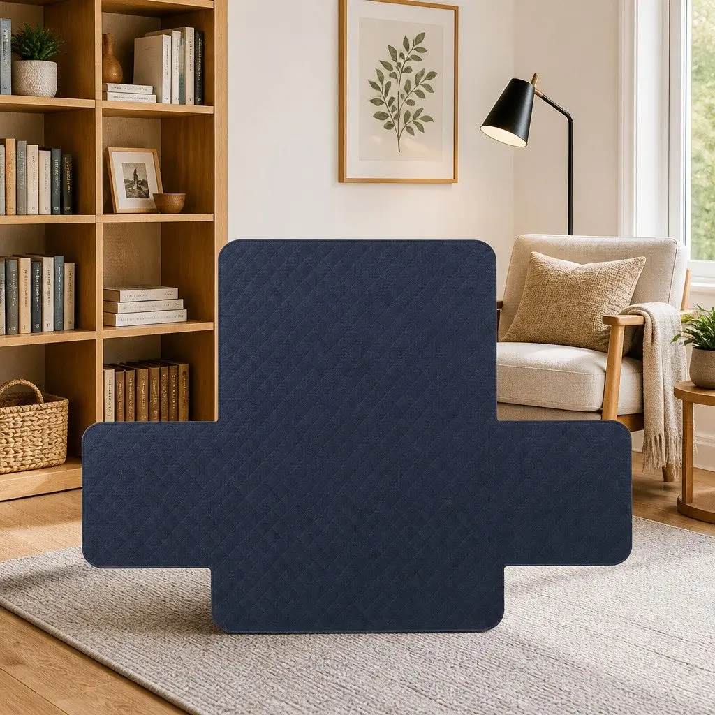 Sofa Cover 3 Seater Quilted Dark Grey Anti-Slip Machine Washable Couch Protector