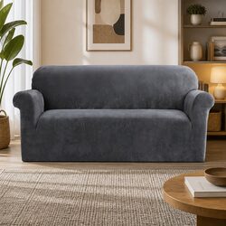 Enhance Your Living Space with a Grey Velvet Sofa Cover