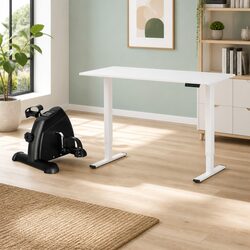 Active Workspace Electric Desk with Pedal Exerciser