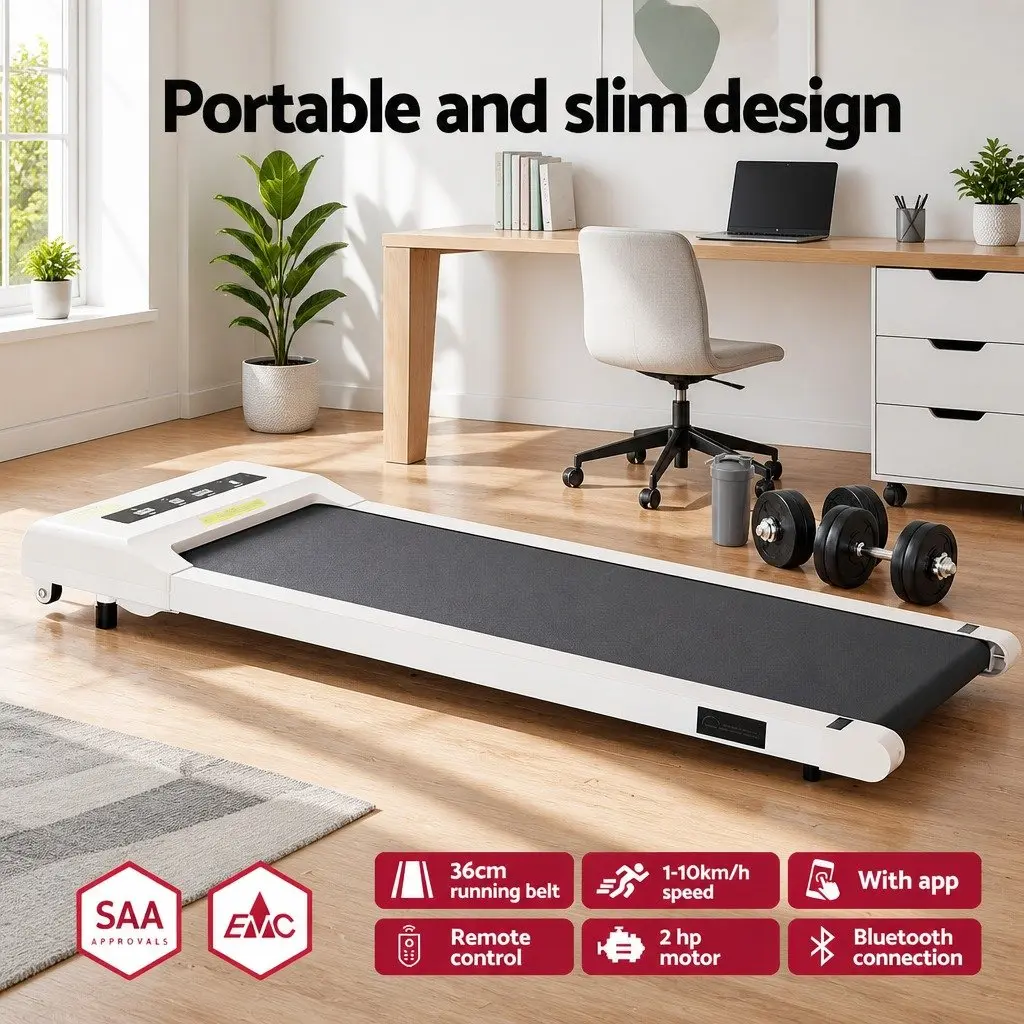 Electric Standing Desk 120cm with Treadmill Walking Pad Motorised Height Adjustment