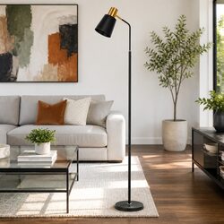 Elevate Your Space with a Sleek Black LED Floor Lamp