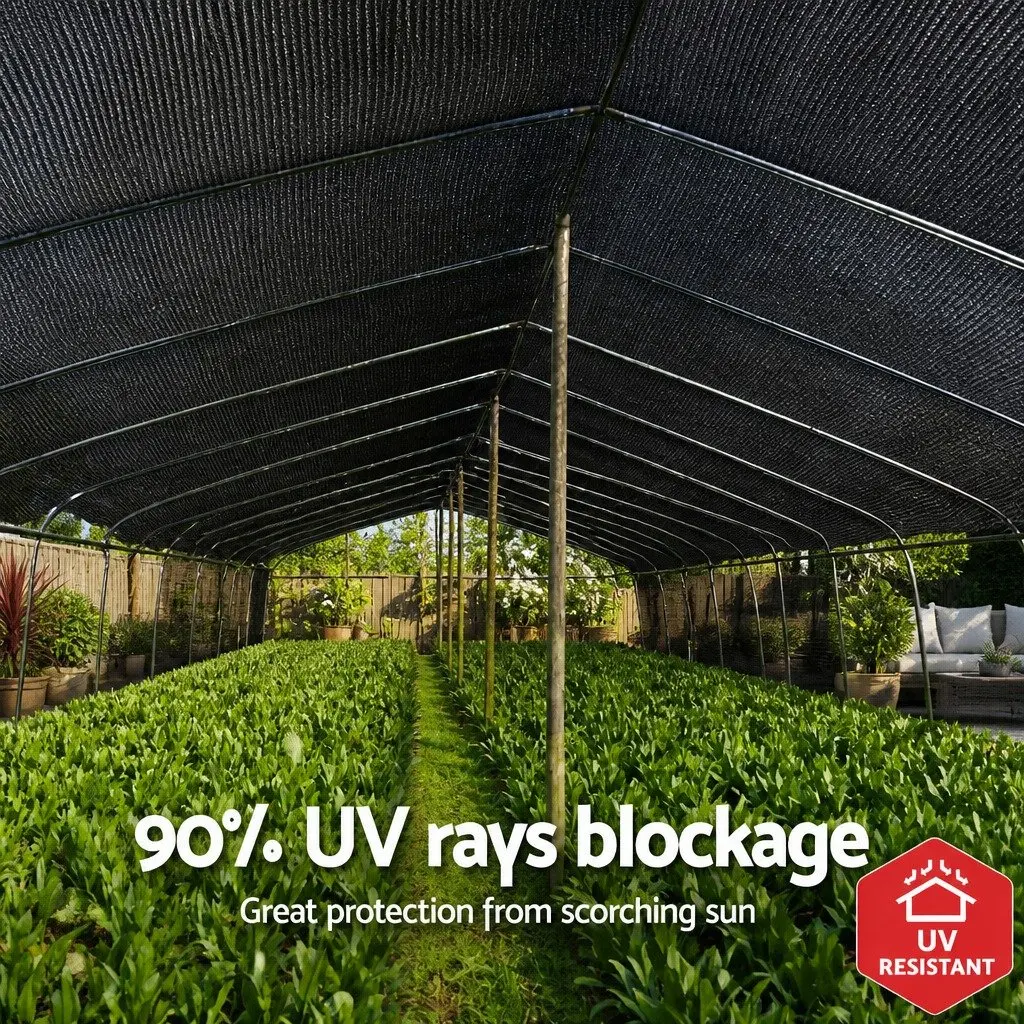 Shade Cloth 1.83m x 20m Roll 90% Block UV-Stabilised Heavy Duty Garden