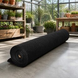 Shade Cloth 1.83x30m Heavy Duty UV-Stabilized HPDE Knitted Fabric Black 90%