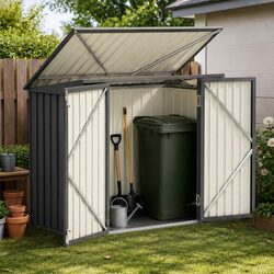 Enhance Your Outdoor Space with This Bin Storage Shed