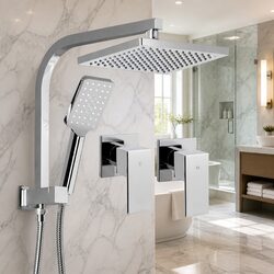 Enhance Your Bathroom with 8 Inch Rain Shower Head Set