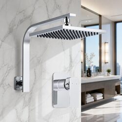 Enhance Your Bathroom with an 8 Inch Chrome Rain Shower Head