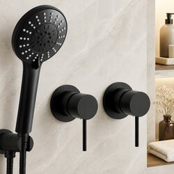 Enhance Your Bathroom with a Black Matte Handheld Shower