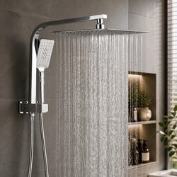 Elevate Your Bathroom with a Luxurious 12 Inch Rain Shower Set