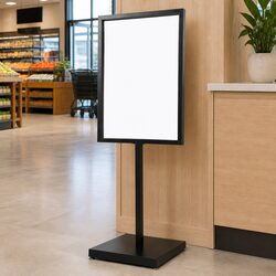 Enhance Your Space with a Double-Sided Sign Display Stand