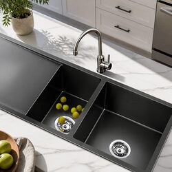Elevate Your Kitchen with a Double Bowl Sink 100x45cm