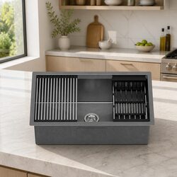 Enhance Your Kitchen with a 70x45cm Black Sink