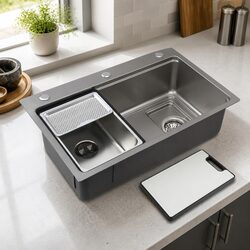Enhance Your Kitchen with a Stylish Millet Grain Stainless Steel Sink