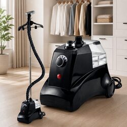 Garment Steamer Upright 2200W 3.3L Tank 4 Steam Levels Adjustable Telescopic