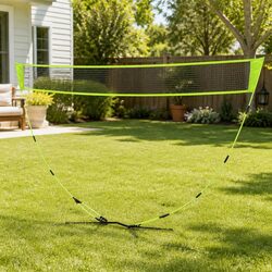 Portable Badminton Tennis Volleyball Net Sports Kit Outdoor Indoor Setup 3M