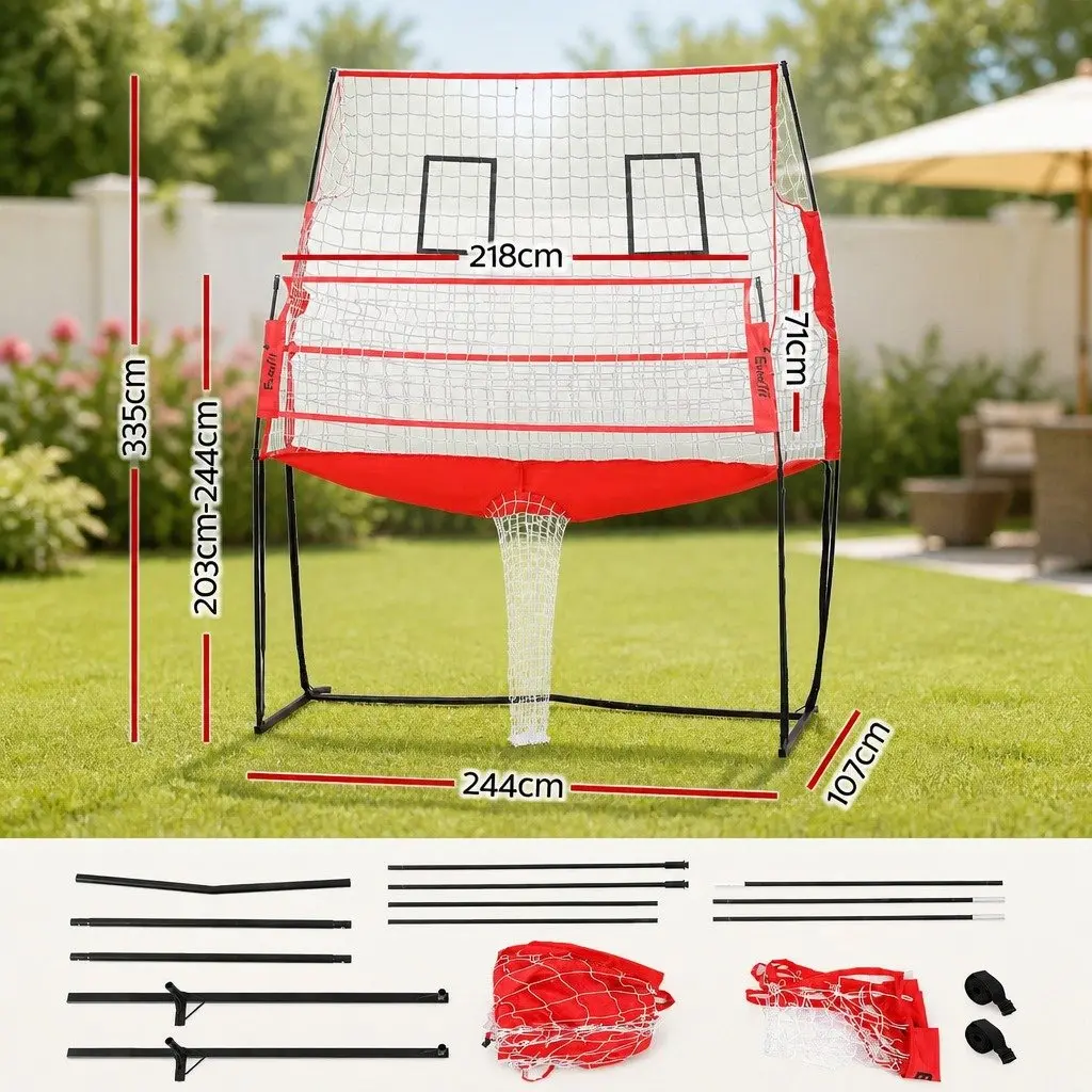 Volleyball Net Adjustable Height Portable Training Equipment for Beach and Backyard