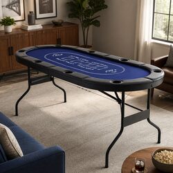 Portable Poker Table Ideal for Game Nights with Friends