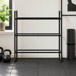 3 Tier Adjustable Dumbbell Rack for a Neat Gym Space