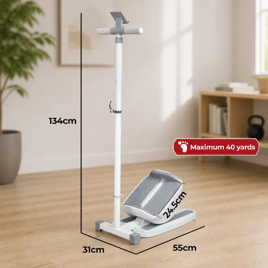 Adjustable Incline Slant Board Leg Stretcher Home Fitness Exercise Non-Slip Surface Adjustable Handrail