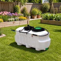 Weed Sprayer 100L Tank Trailer 1.5M Boom ATV Handheld Garden Spray System