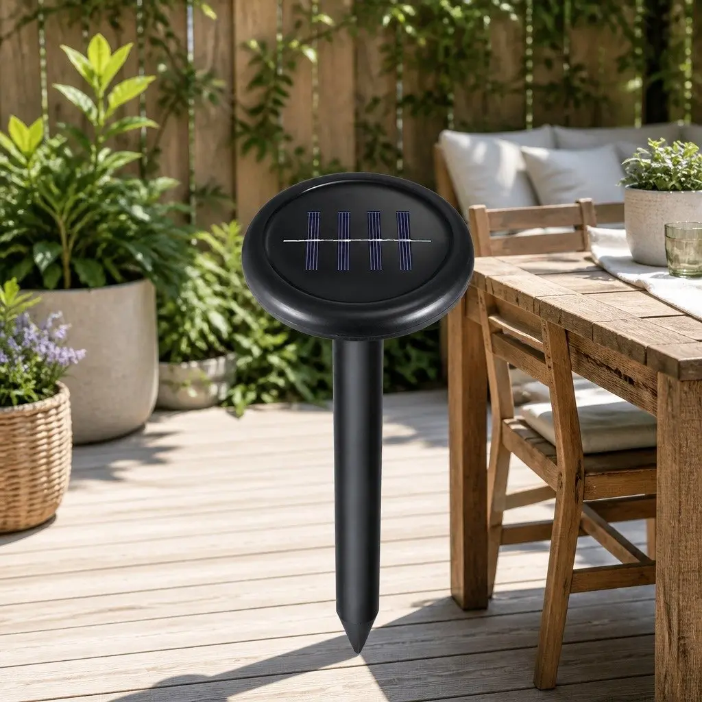 Snake Repeller 12 Pieces Ultrasonic Solar Powered Weatherproof Wireless Safe Humane