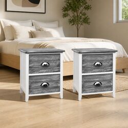 Enhance Your Space with a Vintage Grey Nightstand