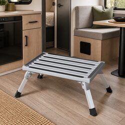 Enhance Your Camping Experience with This Portable Step Stool