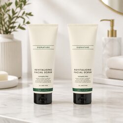 Revitalising Facial Scrub Exfoliator 125mL x2 Pack for a Refreshed Glow