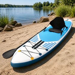10.6ft Inflatable SUP & Kayak - Blue Adventure Board