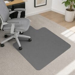 Chair Mat Hard Floor Carpet Protector 135cm x 114cm Office Home Gripper Back