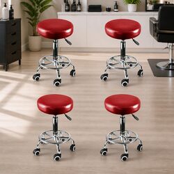 Height Adjustable Salon Stool for Professional Environments