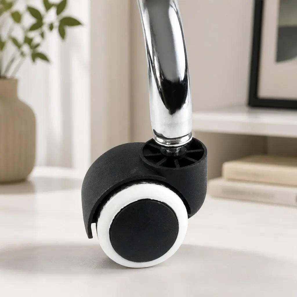 Swivel Salon Stool Height Adjustable 360-Degree Swivel Gas Lift Rolling Casters