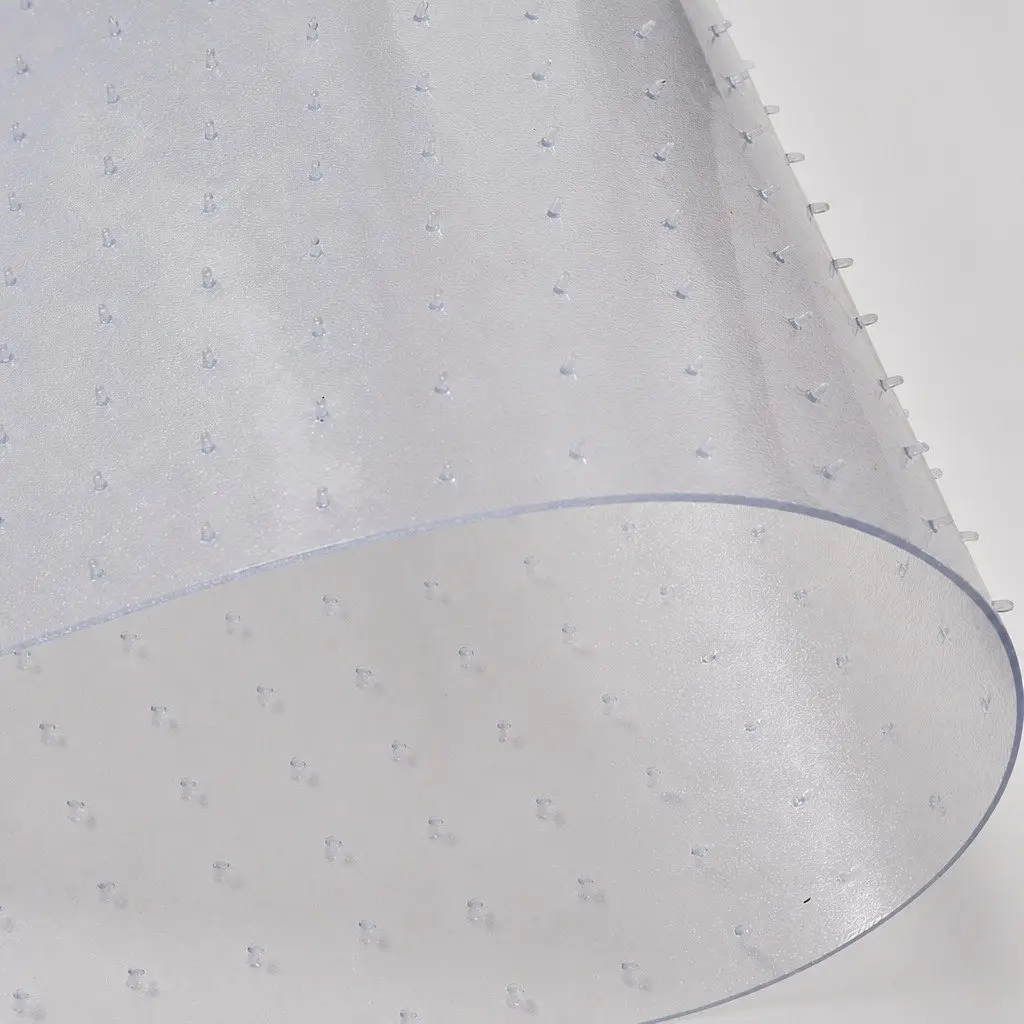 Chair Mat 135cm x 114cm PVC Carpet Floor Protection Gripper