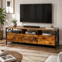 Stylish 147cm Industrial Entertainment Unit for Your Home