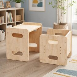 Enhance Your Child's Space with a Functional Table and Chair Set
