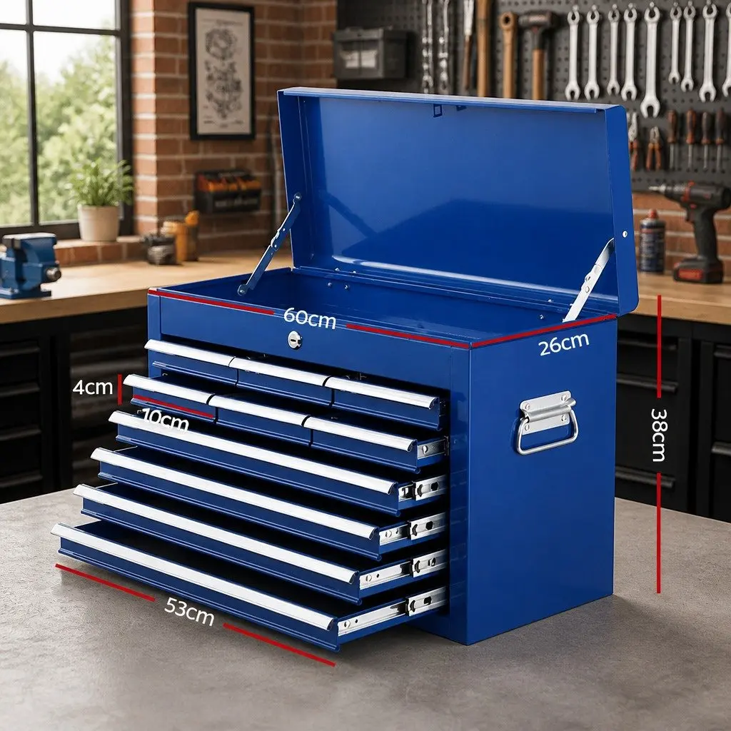10 Drawer Tool Chest in Blue