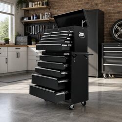 Organize Your Garage with 14 Drawer Tool Storage Solution